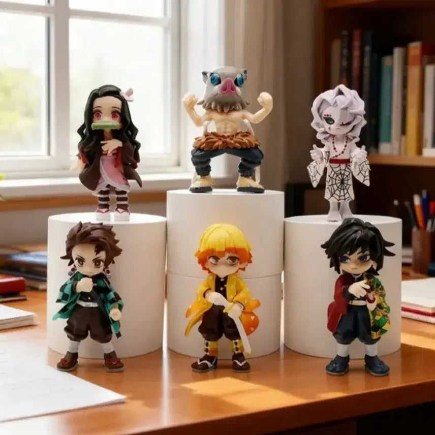 [BUNJANG] Demon Slayer 6종 Set Unsealed Figure Bundle / 귀멸의칼날 피규어 미개봉 6종 세트로 일괄 판매합니다.