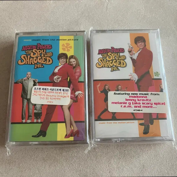 [BUNJANG] Austin Powers 90s Movie Soundtrack Unsealed Cassette Tape / 90년대 영화 오스틴 파워 OST 영화음악 미개봉 카세트테이프