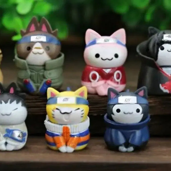 [BUNJANG] Naruto Cat 8pc Set Sealed Figure / 나루토 고양이 미개봉 피규어 8종 세트로 일괄 판매합니다.