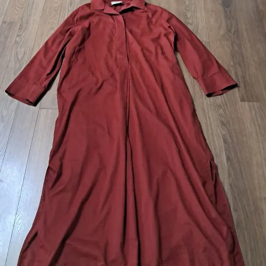 [BUNJANG] TheCashmere Shirtdress / 한섬 더캐시미어 셔츠 롱원피스
