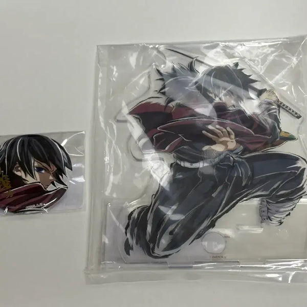 [BUNJANG] Demon Slayer Giyu Web Lottery Acrylic Stand & Can Badge Set / (일괄) 귀칼 기유 웹쿠지 아크릴스탠드캔뱃지 c상e상