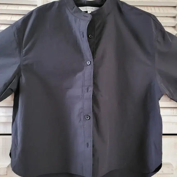 [BUNJANG] Core Authentic Black Shirt / 코어 어쎈틱 바스락 블랙 셔츠 (새상품)