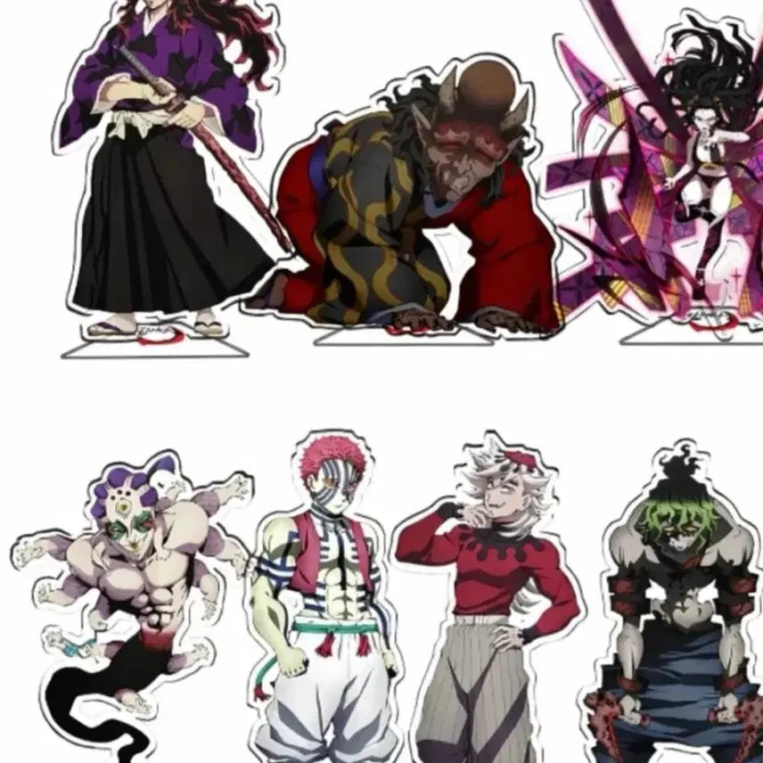 [BUNJANG] Demon Slayer Acrylic Standee Set (7 Types, Sealed) / 귀멸의칼날 피규어 아크릴 혈귀 7종 미개봉 세트로 일괄판매합니다.