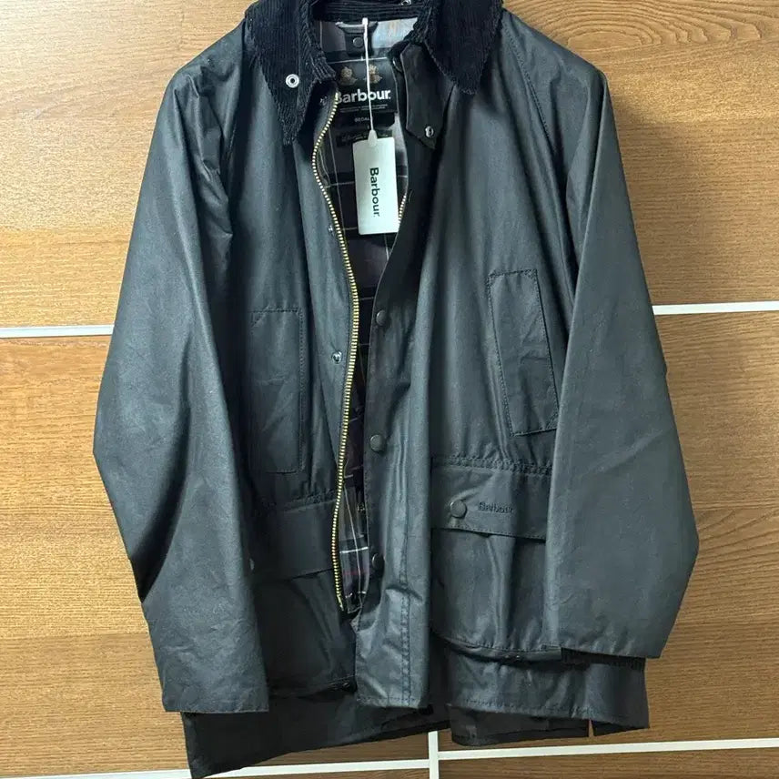 [BUNJANG] Barbour Bedale Wax Jacket Black Size 44 / (신형탭, 새제품) 바버 비데일 왁스 자켓 블랙 44