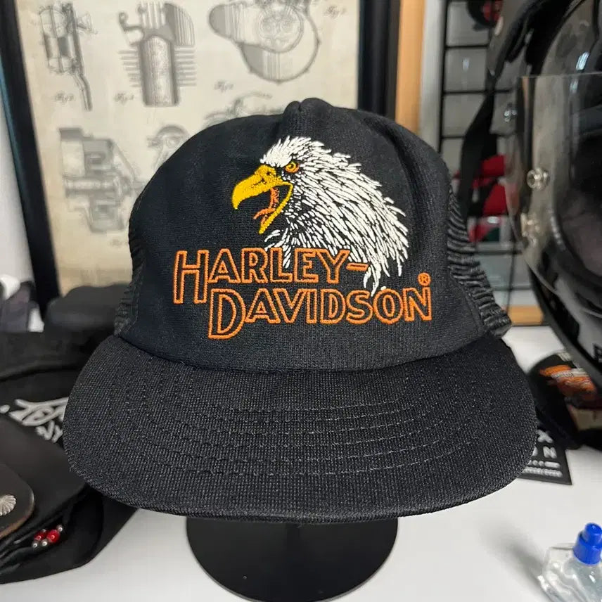 [BUNJANG] 1970s-1980s Vintage Harley-Davidson Eagle Cap / 7080s vintage harleydavidson cap 빈티지 할리데이비슨 이글캡