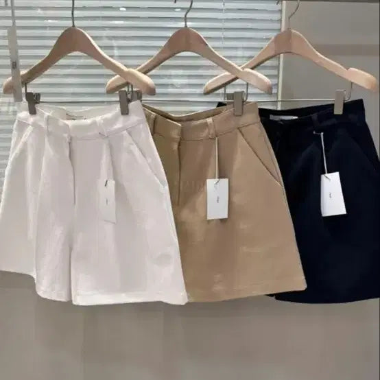[BUNJANG] Cotton Shorts White Size S New / 면 반바지 화이트 S 새상품