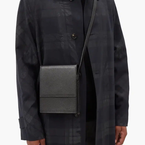 [BUNJANG] Lemaire Grained Leather Saffiano Satchel Bag Black / 르메르 사첼백 / 그레인레더 버전 / 블랙