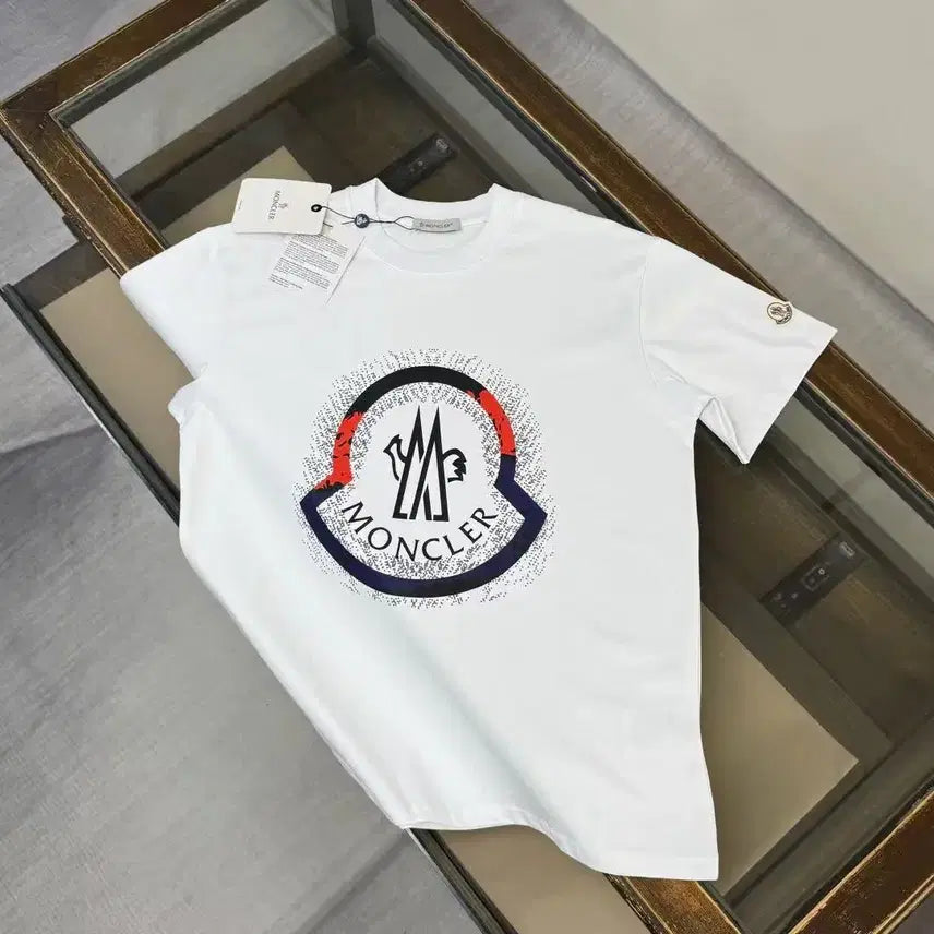 [BUNJANG] Thom Browne Blood Logo Cotton T-Shirt White / 톰브라운블러드 로고 코튼 티셔츠 화이트