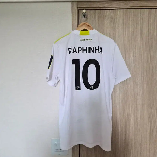 [BUNJANG] Adidas Leeds United Home Jersey XL Raphinha / 하피냐 아디다스 리즈 유나이티드 홈 유니폼 XL