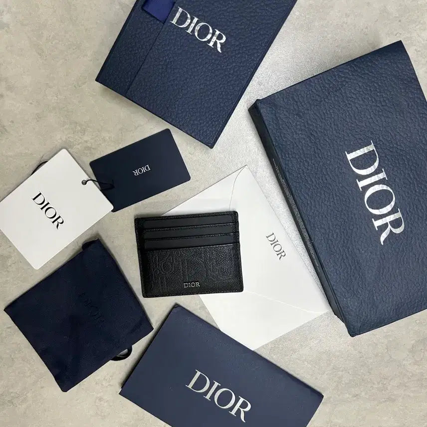 [BUNJANG] Dior Oblique Gravity Card Holder / 인보이스 포함,새상품급) 디올  오블리크 그래비티 카드지갑