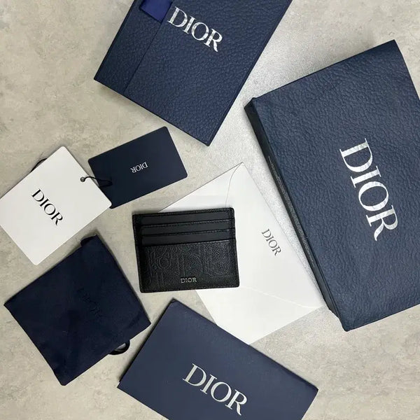 [BUNJANG] Dior Oblique Gravity Card Holder / 인보이스 포함,새상품급) 디올  오블리크 그래비티 카드지갑