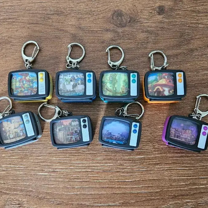 [BUNJANG] MapleStory BGM 8종 Keychain Set / 메이플스토리 bgm 8종 올클 브금 키링