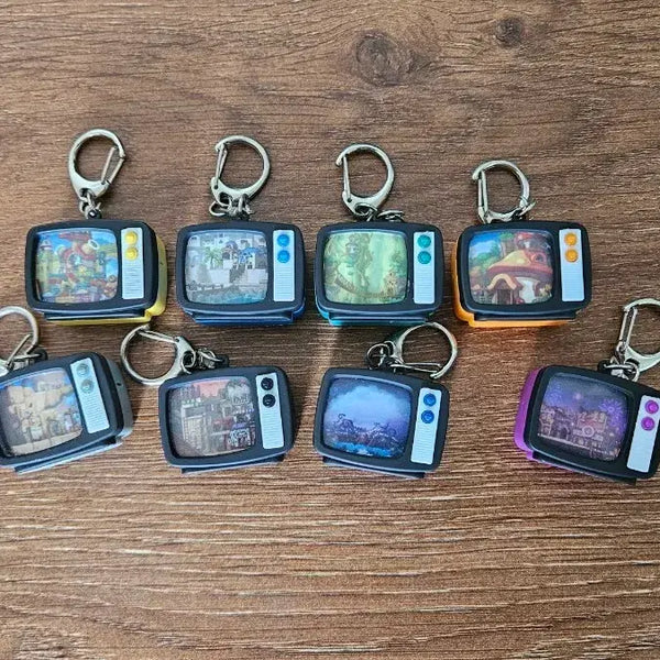 [BUNJANG] MapleStory BGM 8종 Keychain Set / 메이플스토리 bgm 8종 올클 브금 키링