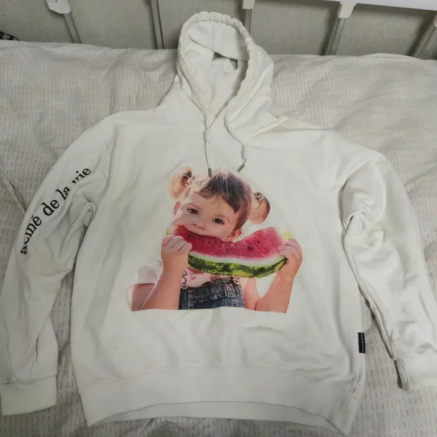 [BUNJANG] ACMEDRAWY Baby Watermelon Illustration Hoodie / 아크메드라비 후드