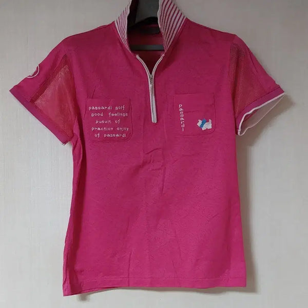 [BUNJANG] Passardi Golf Women's Short Sleeve Polo Shirt / 파사디 골프 여성 카라 반팔 티셔츠 90