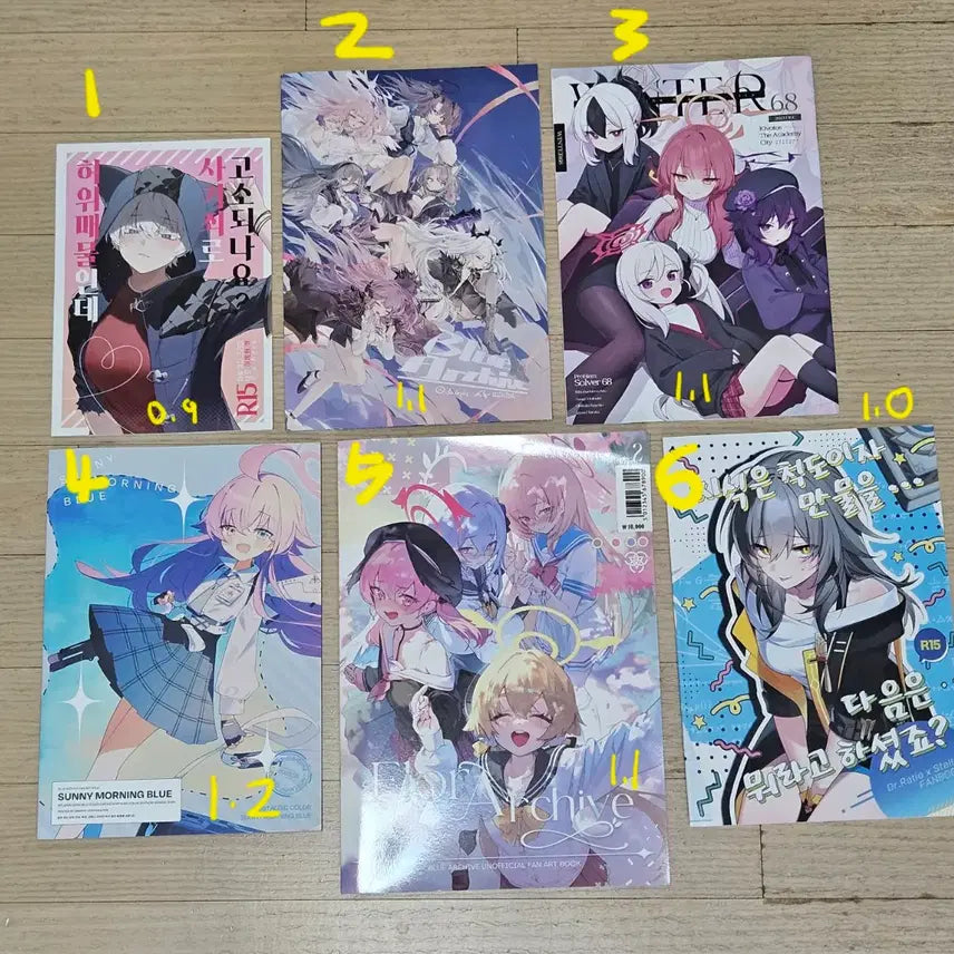 [BUNJANG] Blue Archive / Honkai: Star Rail Artbook / 블루 아카이브/붕괴 스타레일 회지 판매