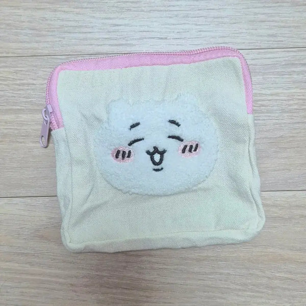[BUNJANG] Cheekawaii White Pouch / 먼작귀 치이카와 화이트 파우치