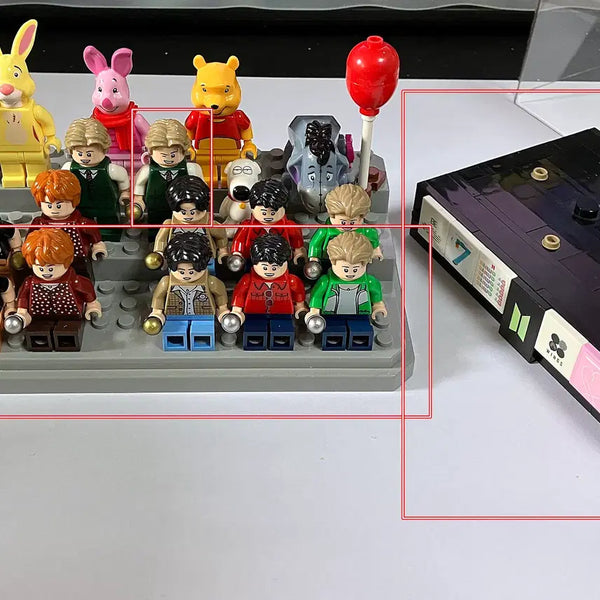 [BUNJANG] LEGO BTS Member Minifigure 7-Member Bundle Set / 레고 BTS 멤버 미니피규어 7인 일괄