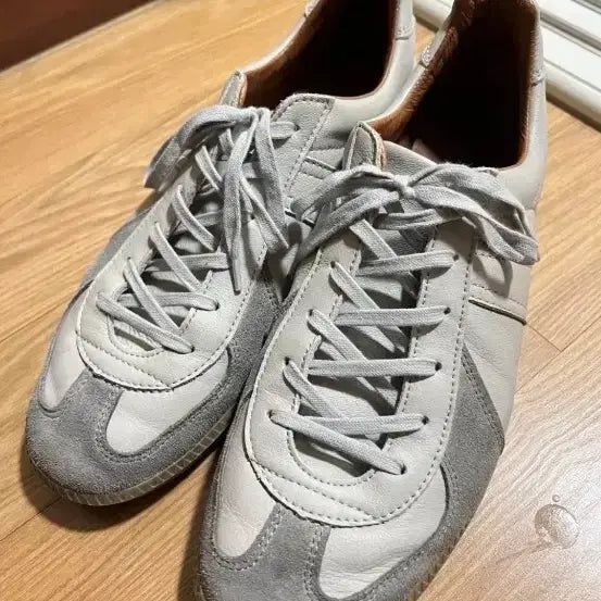 [BUNJANG] Reproduction Light Grey German Army Trainers Size 270 / 리프로덕션 라이트 그레이 독일군 270