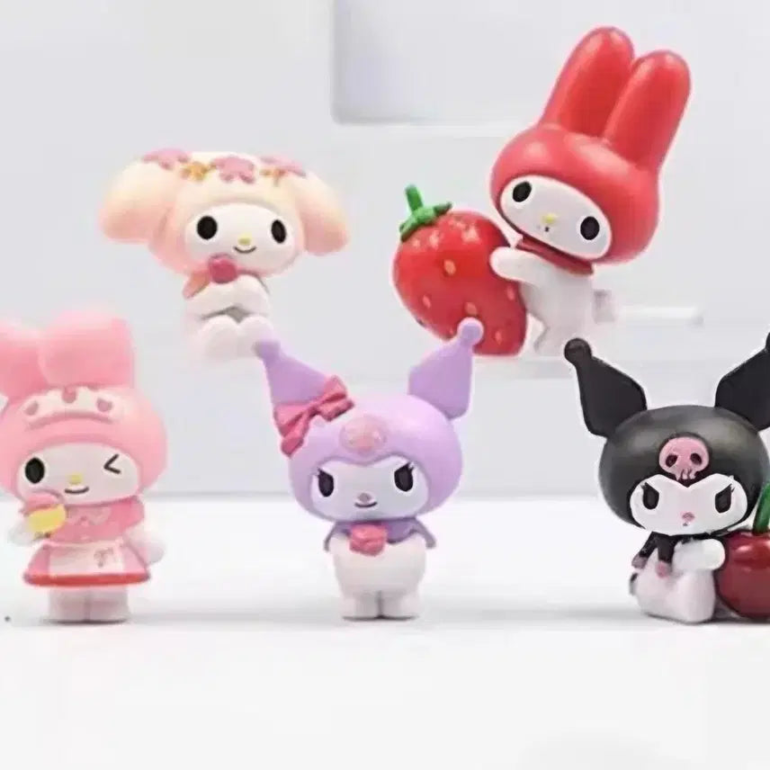 [BUNJANG] Sanrio 5-Piece Figure Set (Sealed) / 산리오 피규어 미개봉 5종 세트로 일괄 판매합니다.