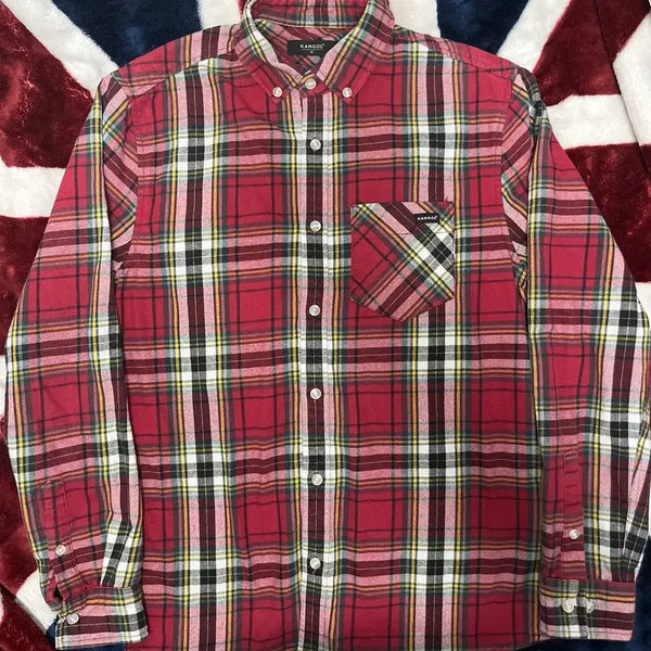[BUNJANG] KANGOL Checkered Shirt (M) / 캉골 체크 셔츠 M