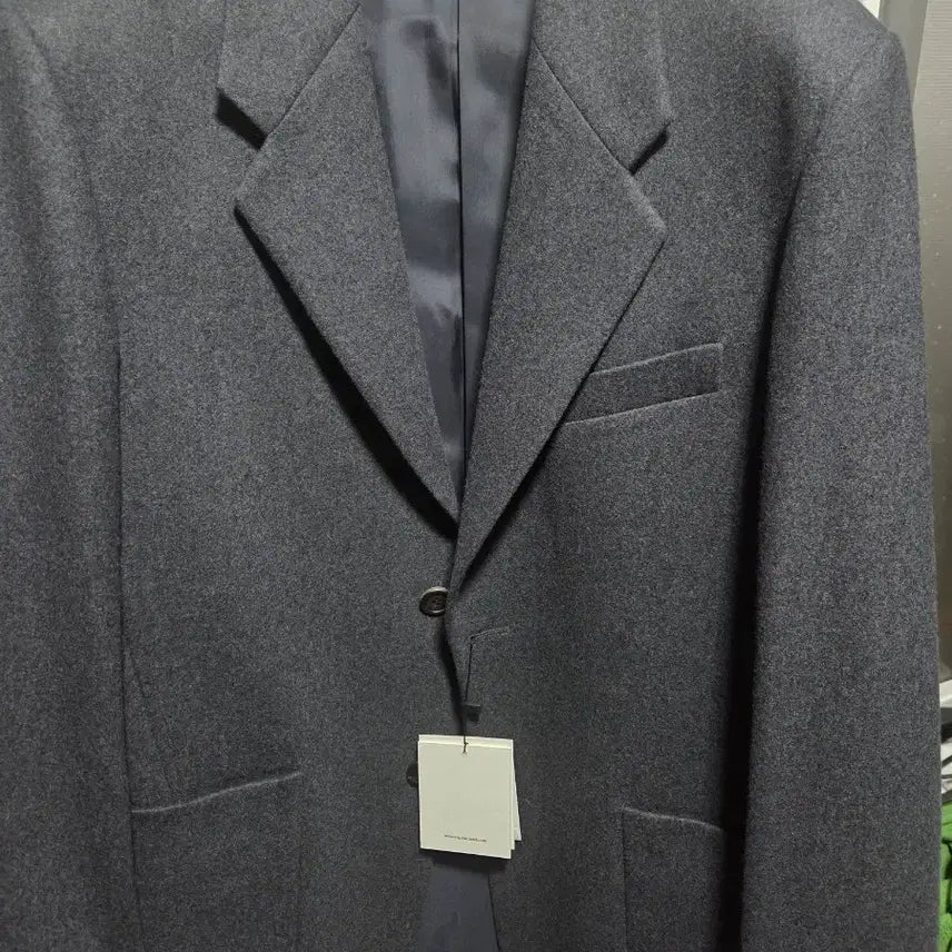 [BUNJANG] Solid Homme Charcoal Grey Setup Jacket / 솔리드옴므 차콜그레이 셋업 자켓