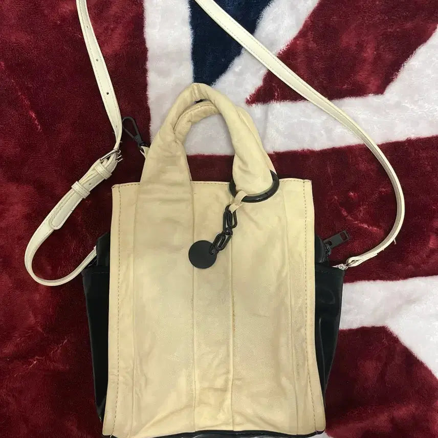 [BUNJANG] DIESEL Two-Tone Tote Bag Shoulder Bag / 디젤 토트백 숄더백 25cm x 20cm x 10cm 정품