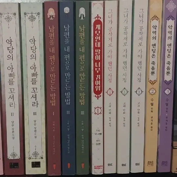 [BUNJANG] Romance Fantasy Novels & Manhwa - Various Volumes / 로판 소설책, 만화책 등등 판매합니다~