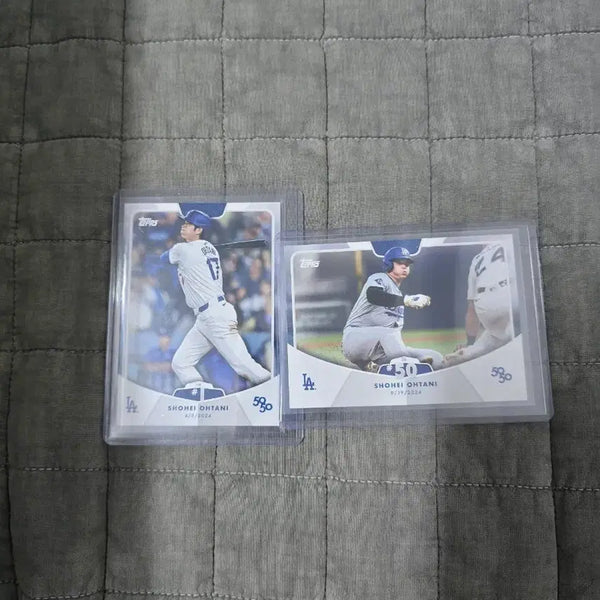 [BUNJANG] Shohei Ohtani 50th Homerun & 50th Stolen Base Card Bundle Set / 오타니 5050 홈런1번, 도루 50번 카드 일괄