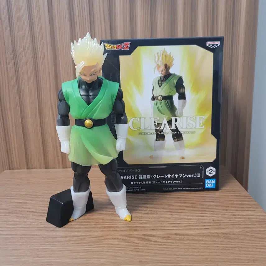 [BUNJANG] Banpresto Dragon Ball Z Son Gohan Great Saiyaman Super Saiyan Version CleaRise Figure / 반프레스토 드래곤볼Z 손오반 - 클리어라이즈- 그레이트사이어맨 초사이어인 버전
