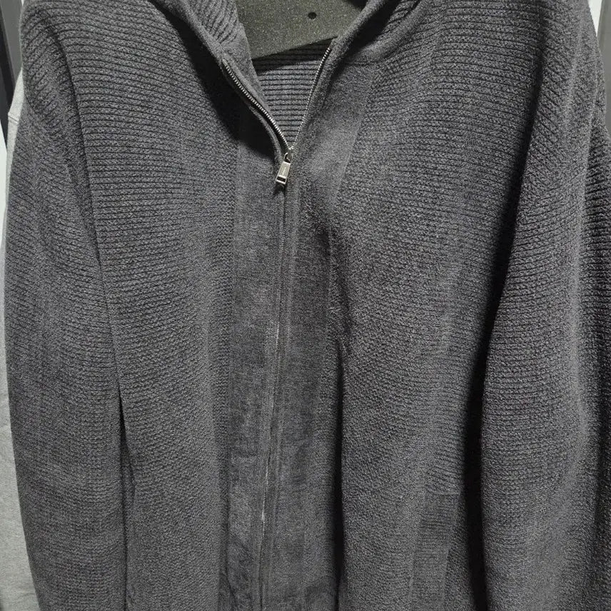 [BUNJANG] System Homme 25FW Charcoal Grey Hooded Zip-Up / 시스템옴므 25fw 차콜그레이 후드집업