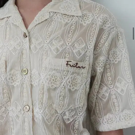 [BUNJANG] FRITUR Needle Shirt S / FRITUR 프리터 니들 셔츠 S *새상품컨디션*