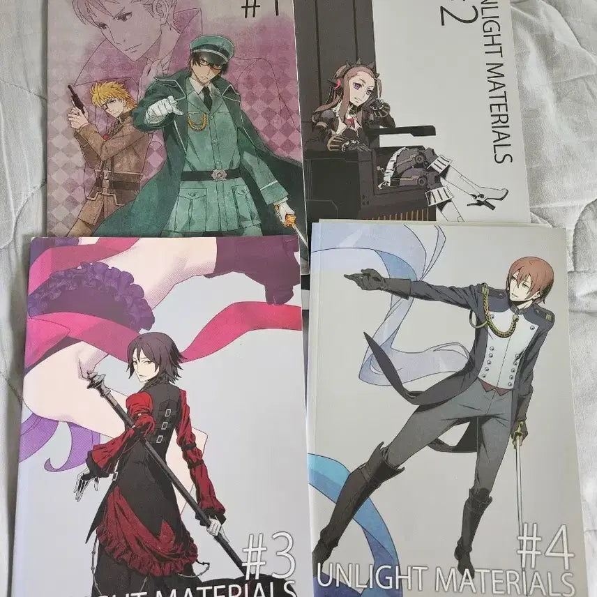 [BUNJANG] Unlight Material Vol. 1-4 Set / 언라이트 마테리얼 팝니다