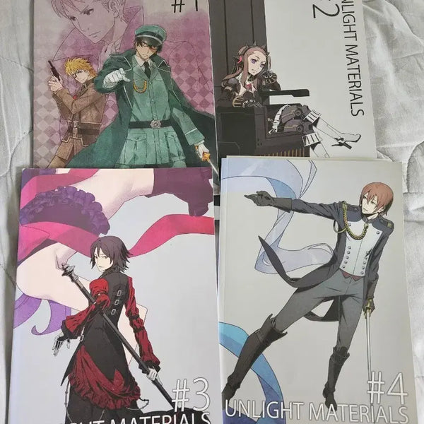 [BUNJANG] Unlight Material Vol. 1-4 Set / 언라이트 마테리얼 팝니다
