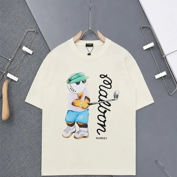 [BUNJANG] Malbon X Market Kolping Bear Round T-Shirt / (@땡처리)말본 X 마켓 콜핑 베어 라운드 티셔츠