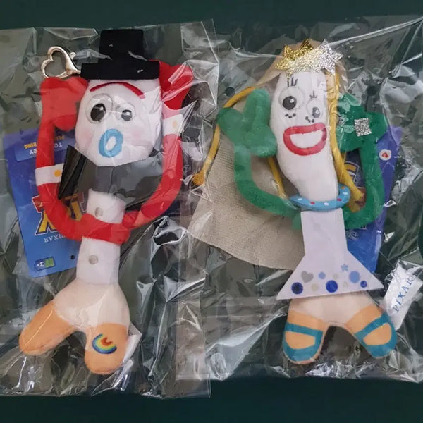 [BUNJANG] Toy Story Forky & Karen Doll Keyring Set / cgv 토이스토리 포키 캐런 인형 키링
