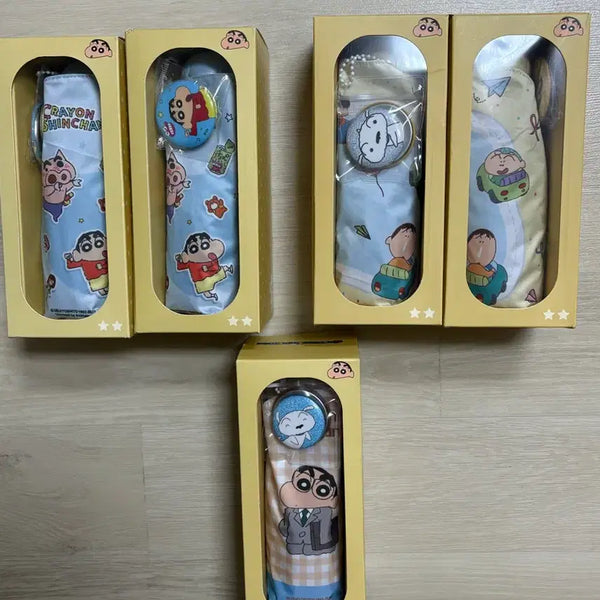 [BUNJANG] Crayon Shin-chan Character Umbrella/Parasol 3 Types New / 짱구는 못말려 짱구 훈이 유리 맹구 흰둥이 초코비 와니야마 부리부리대마왕 우산 양산 우양산 3종 새상품