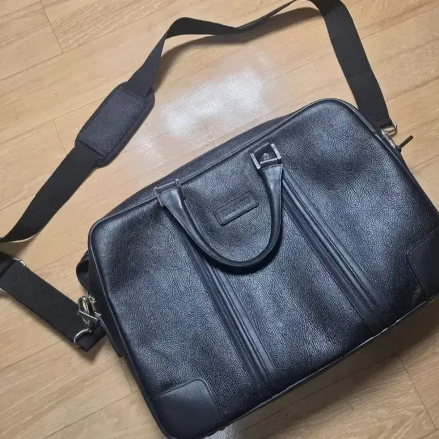 [BUNJANG] El Canto Genuine Leather Briefcase / 국내명품 (정품) 엘칸토 서류 가방 소가죽 12만원 상태좋아요