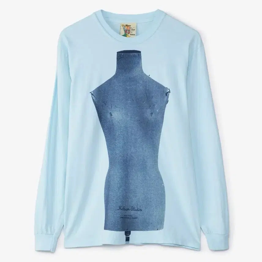 [BUNJANG] KidSuper Men's Long Sleeve T-Shirt XL Blue / KidSuper 키드슈퍼 맨즈 롱슬리브 티셔츠 XL 블루 새상품