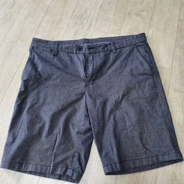 [BUNJANG] Men's Cotton Blend Shorts 35-Inch Dark Gray / 남성 면 반바지 35인치