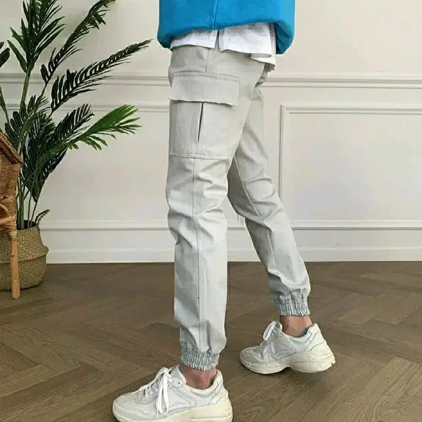 [BUNJANG] Cheatkey Low Premium Jogger Pants L / 치트키  로우 프리미엄 조거팬츠 연그레이 L