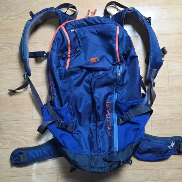 [BUNJANG] Kolon Sport 25L Hiking Backpack Navy Orange / 코오롱스포츠<25 L> 등산 가방 네이비 오렌지
