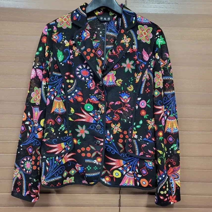 [BUNJANG] Lee Ok-kyung Beautyque See-through Flower Jacket / 이옥경 뷰티끄 시스루플라워 자켓