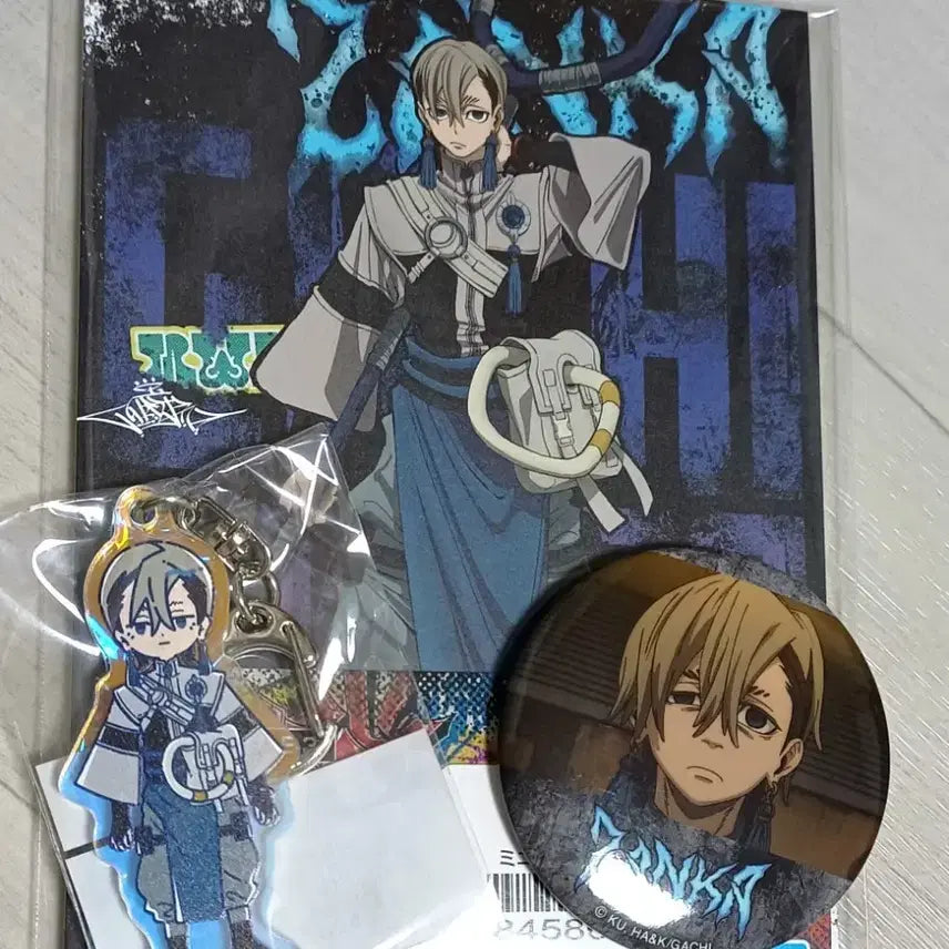 [BUNJANG] Vachikuta Zanka Canvas Board, Keyring, & Badge Bundle / 가치아쿠타 잔카 니지쿠 뱃지 키링 캔버스보드 일괄