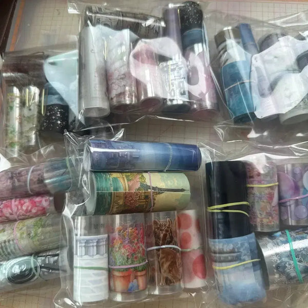 [BUNJANG] Random Pack Masking Tape & Sticker Set / 갓성비 마스킹테이프+스티커 랜덤팩 9900원
