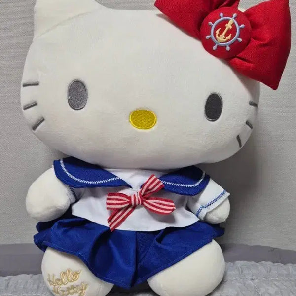 [BUNJANG] Hello Kitty Marine Uniform Plush Doll / 헬로키티 마린복 인형