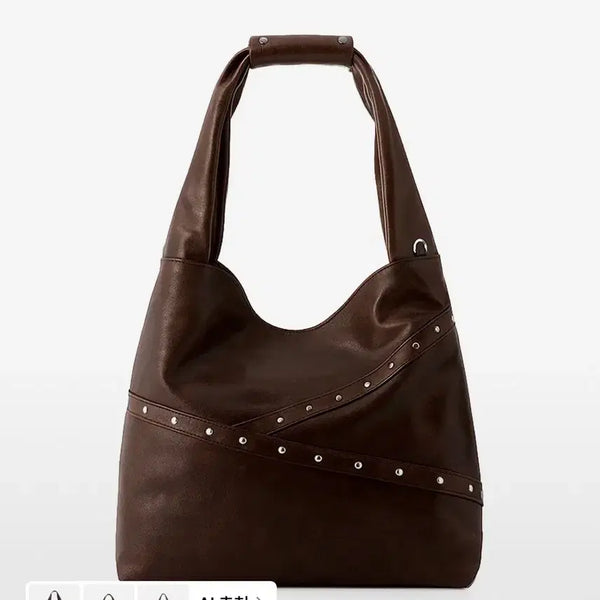 [BUNJANG] Squareline Crema Dark Brown Shoulder Bag / (새상품) 스퀘어라인 크루마 다크브라운 숄더백