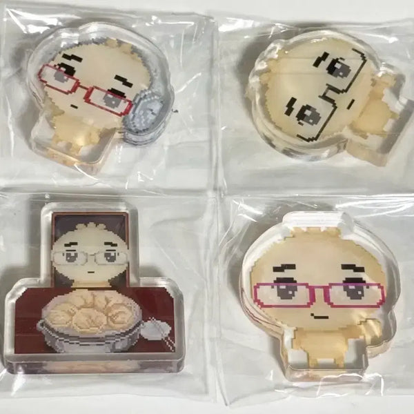 [BUNJANG] Ankyangmandu Acrylic Stand Set / 안경만두 아크릴 스탠드 스텐드 일괄 양도