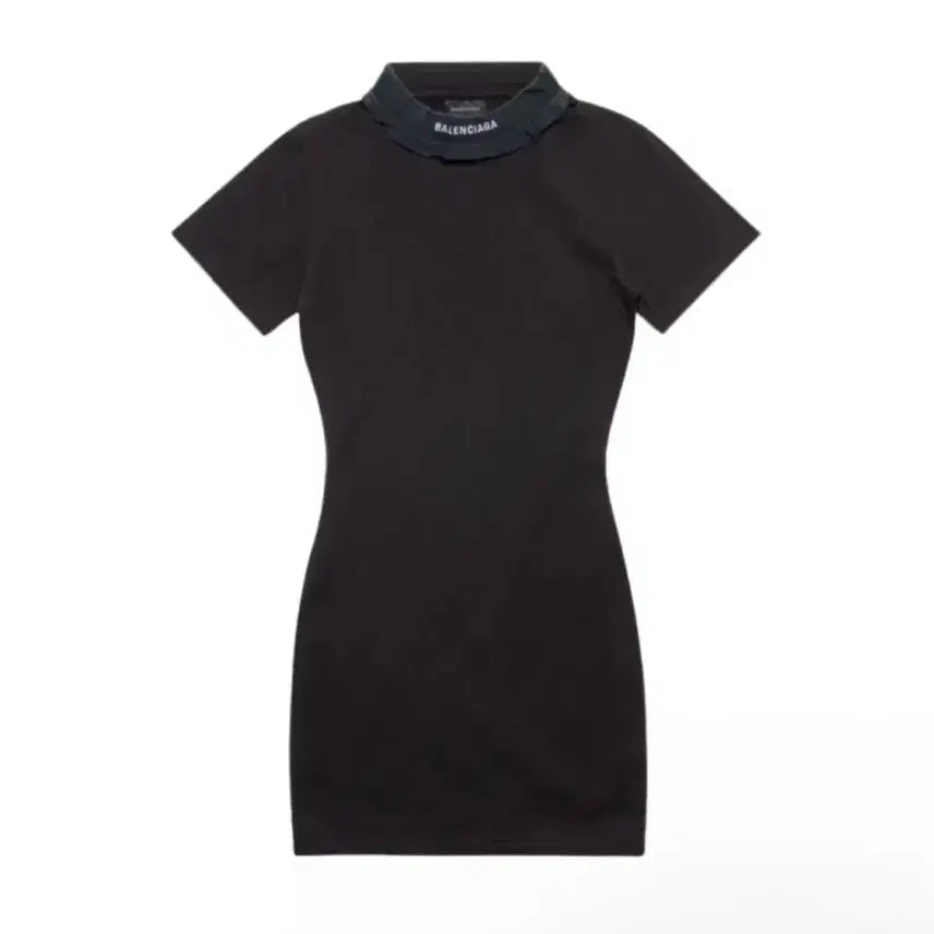 [BUNJANG] Balenciaga Black Taded Mini Dress / 발렌시아가 미니 드레스 원피스 블랙 테이디드