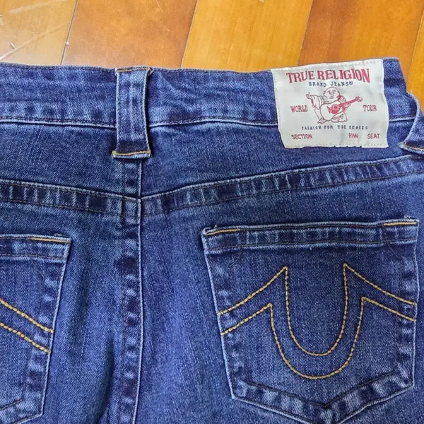 [BUNJANG] True Religion Women's Denim Jeans Size 27 / 트루릴리젼 여성 데님 청바지 27사이즈 (THB1PTW101)